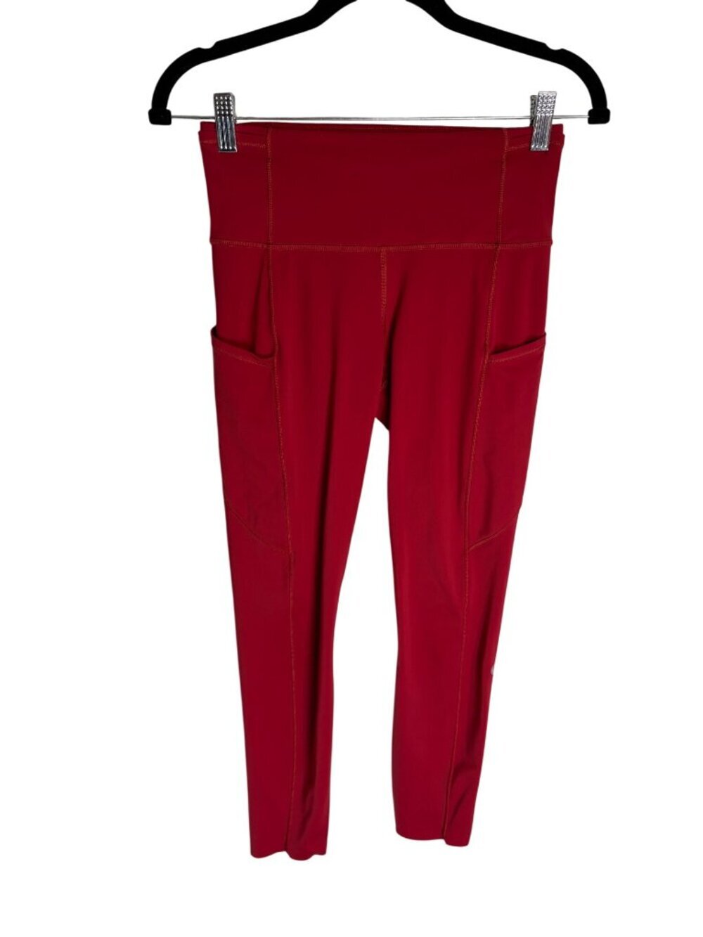 Lululemon Fast & Free 7/8 Tight II Nulux Ankle Dark Red-sz 6